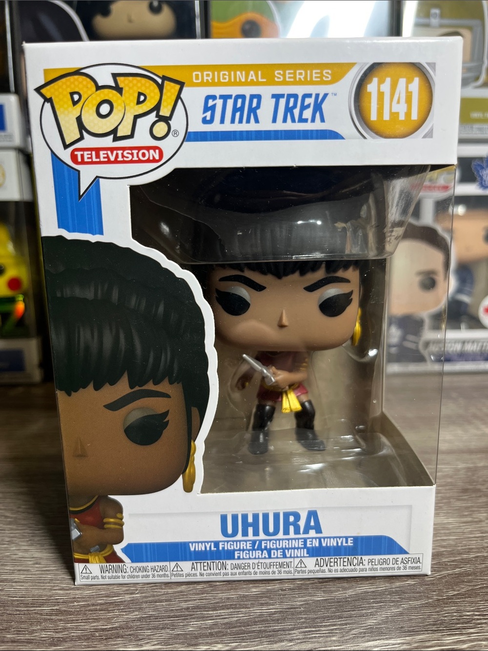 Funko Star Trek Uhura Pop! Figure - Black, Gold, Red